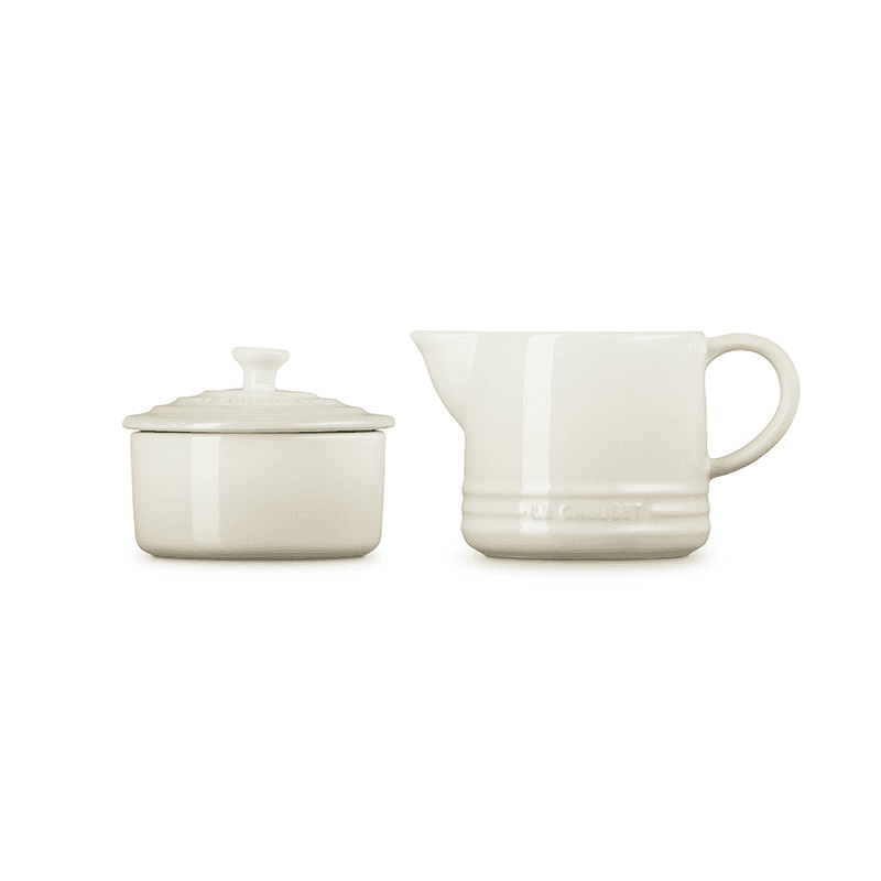 Stoneware Milk & Sugar Set, Meringue