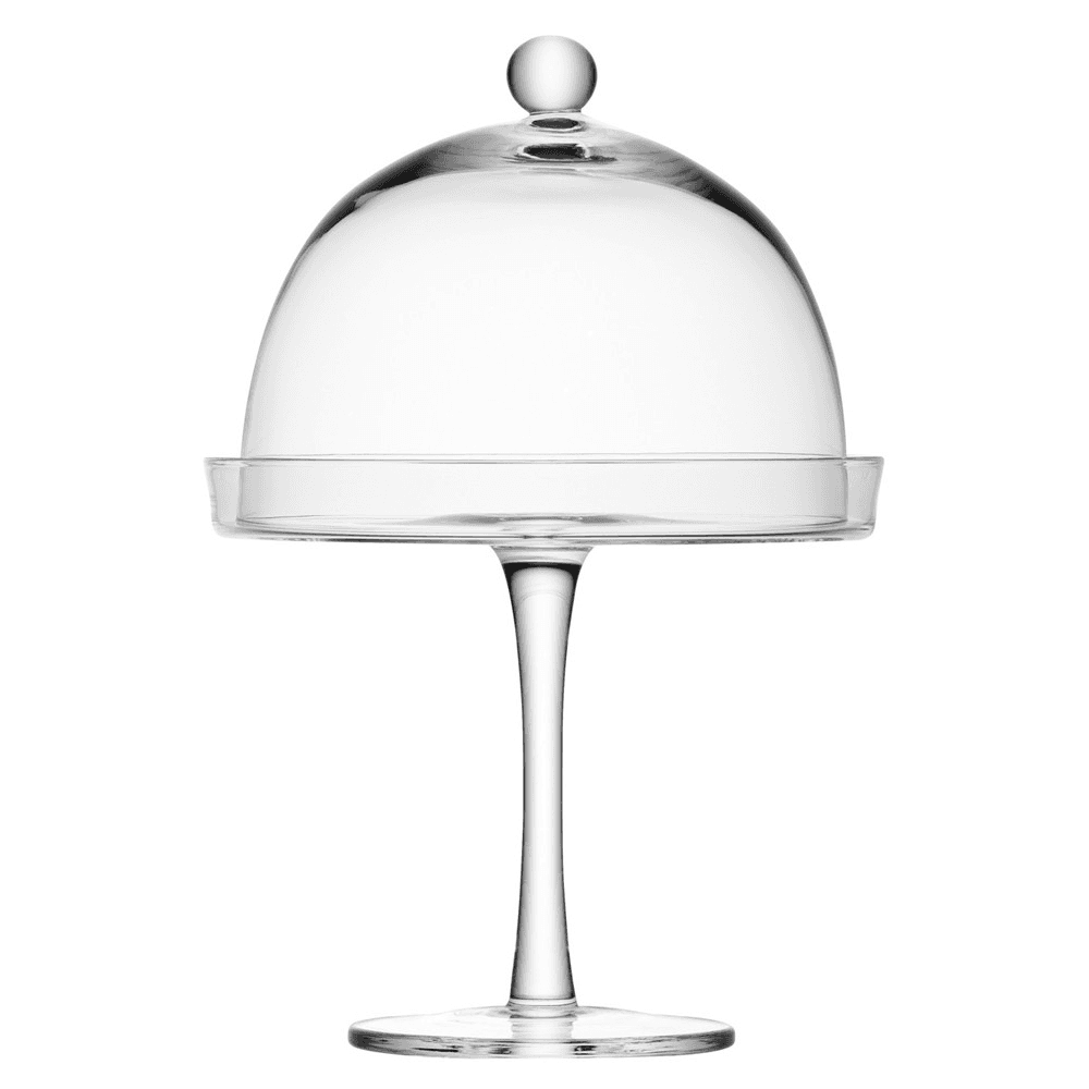 Vienna Cakestand and dome, 23/20.5cm, clear