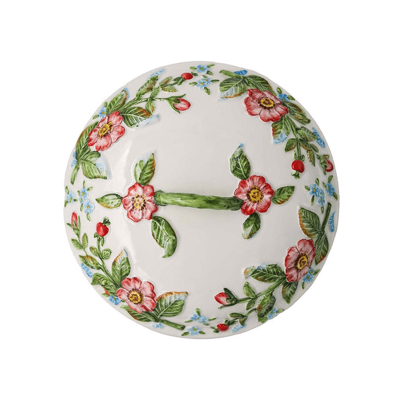 Giardino Lidded Serving Dish, H10 x W24 x D24cm, Multi
