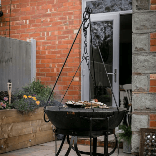 Image showing the Cooking tripod, W95 x H12 x D12cm, Black product.
