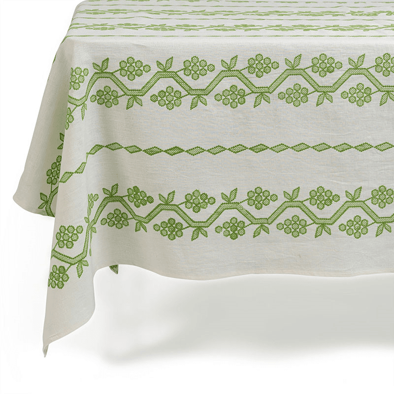 Napa Tablecloth, 180 x 270cm, Green