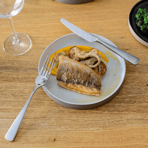 Image showing the Mahogany 16 Piece Cutlery Set, Satin Finish product.