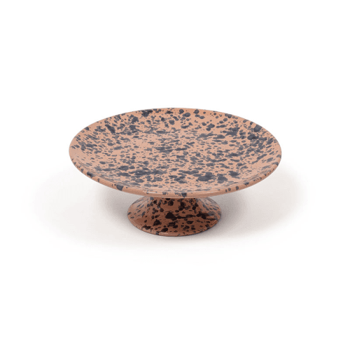 Image showing the Splatter Cake Stand, D26cm, Blue and Pink product.
