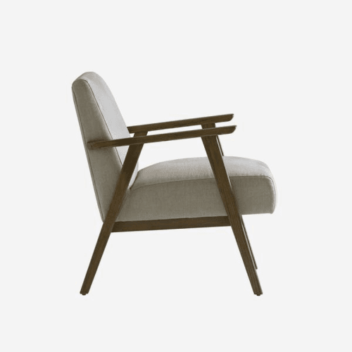 Image showing the Andrew Martin Accent Chair, Natural product.