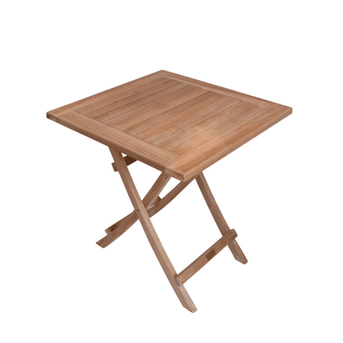 Image showing the Iris Square Folding Table, L70 x W70cm, Teak product.
