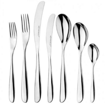 Image showing the 7 Piece Place Setting, Olive Mirror Finish product.