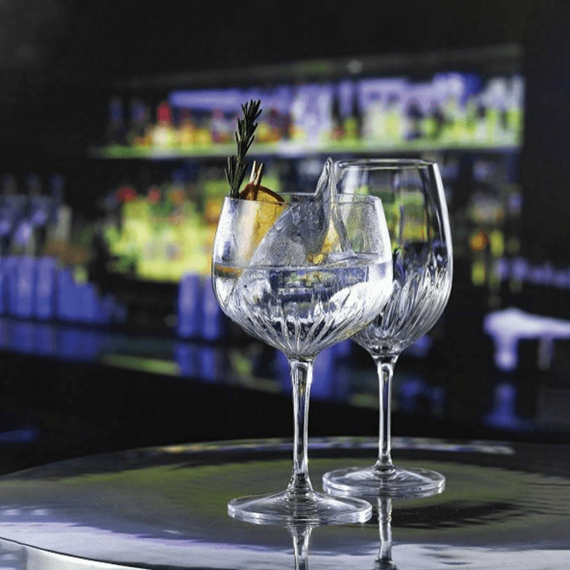 Mixology Set of 4 Large Gin Glasses, 800ml, Clear