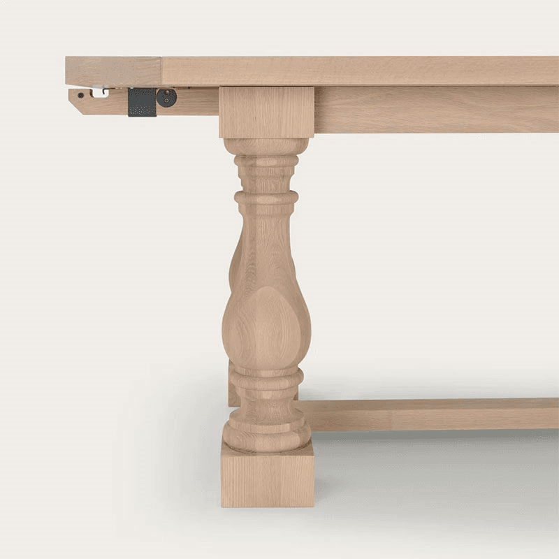 Balmoral 6-10 Seater Extending Dining Table, Natural Oak
