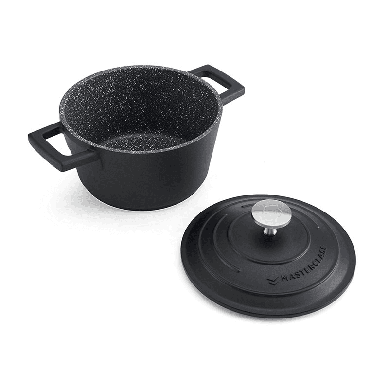 Cast Aluminium Casserole Dish, 1.4L, Black