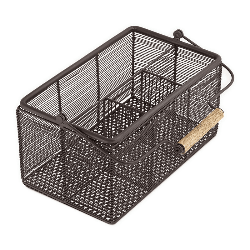 Inkollu Cutlery Holder, H16cm, Aged Brass