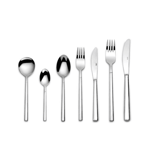 Image showing the Sirocco 60 Piece Cutlery Set With Canteen, Mirror Finish product.