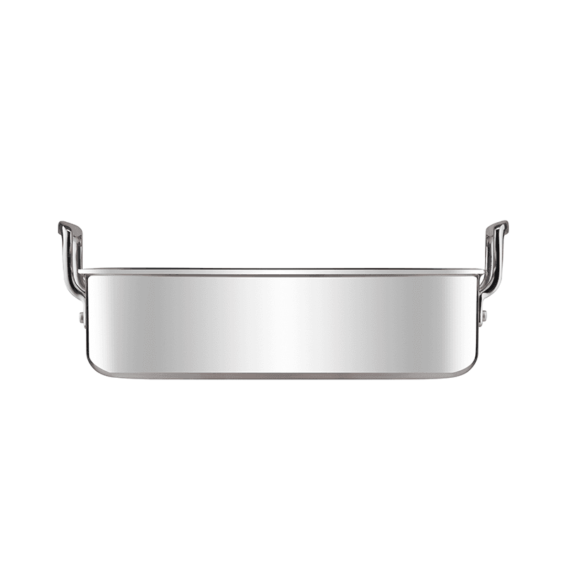 Classic 3-ply Square Roaster, 26cm, Stainless Steel