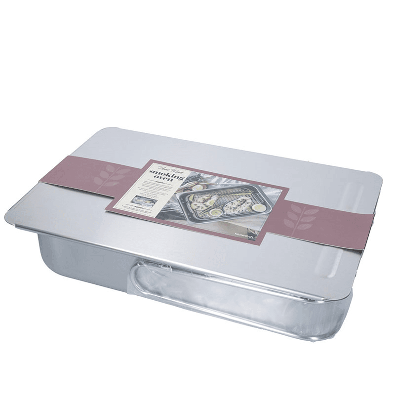 Home Made Smoking oven with lid, 37 x 27cm, Stainless Steel
