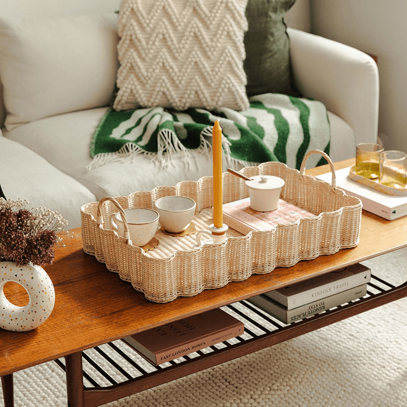 Wavy Tray, Natural