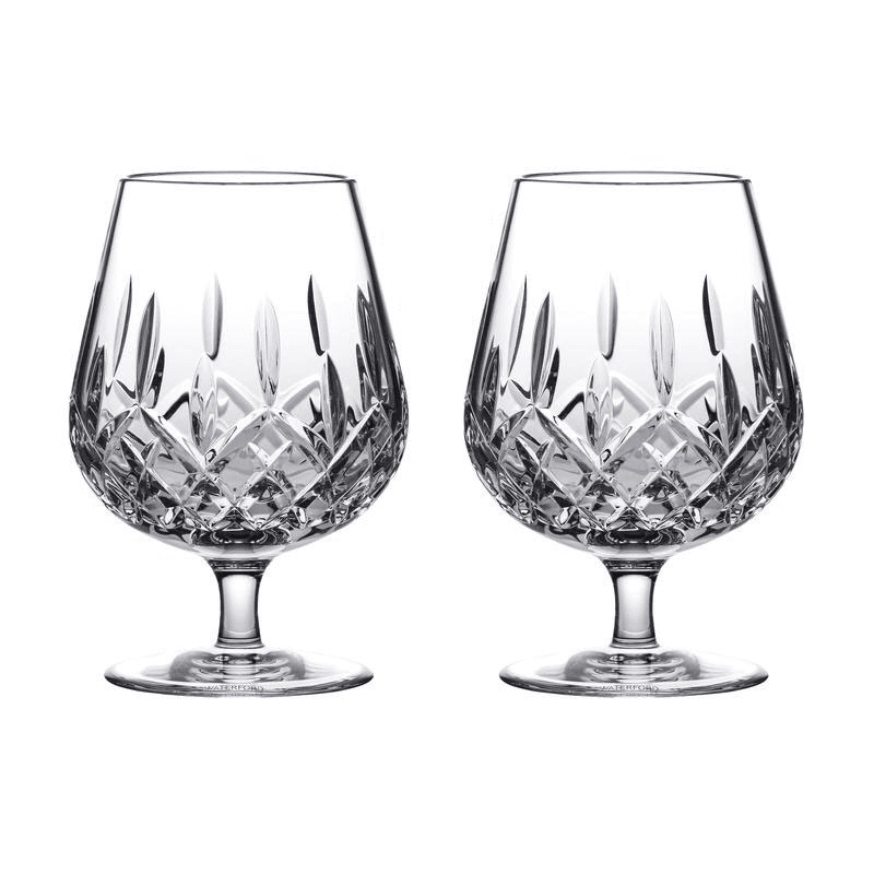 Connoisseur Lismore Set of 2 Brandy Balloon Glasses, 480ml, Clear
