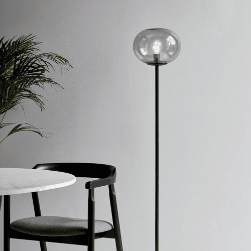 Image showing the Alton Floor Lamp, H150cm, Smoke product.