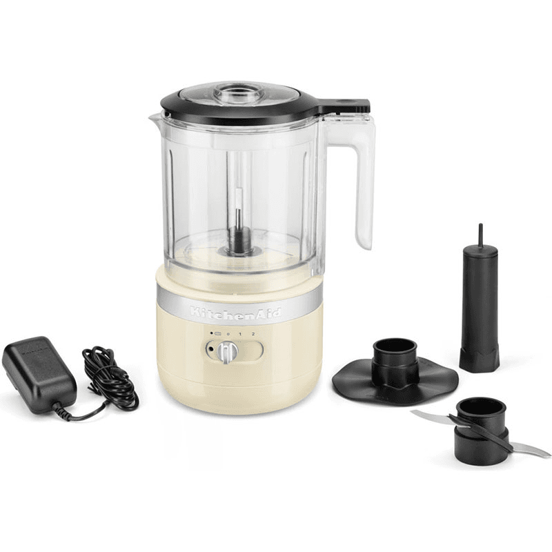 Cordless Food Chopper, 26.4cm, Almond Cream