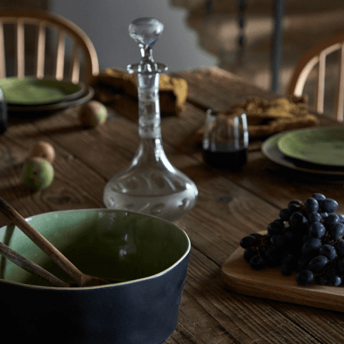 Image showing the Riviera Set of 6 Dessert Plates, D21.6cm, Vert frais product.