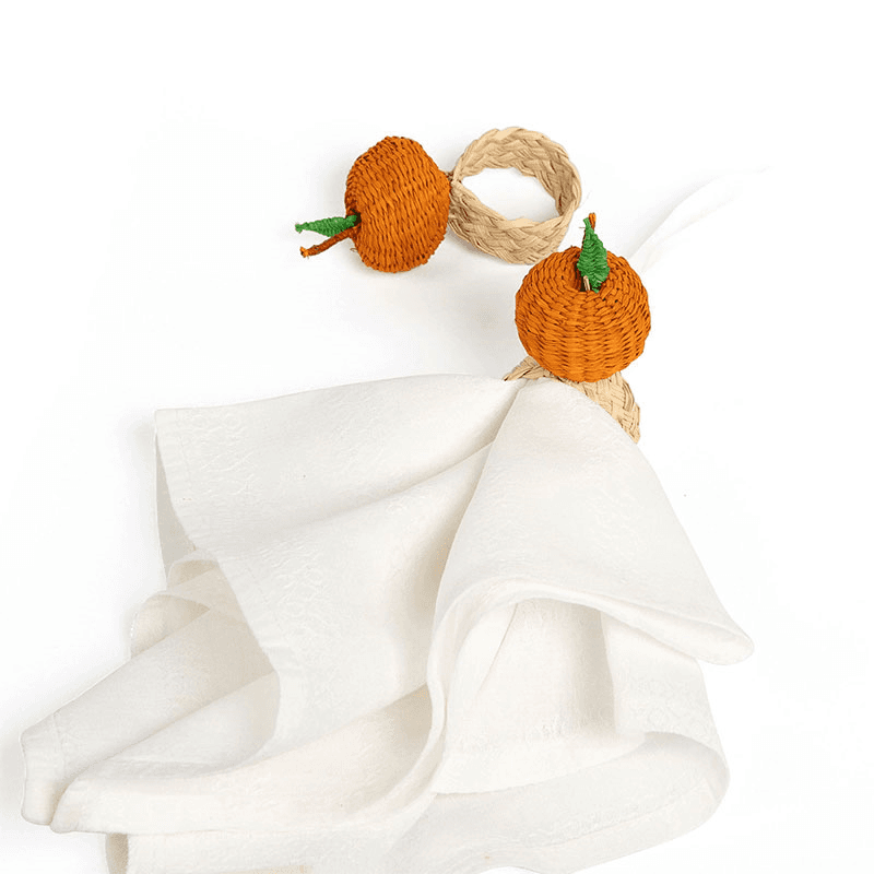 Oranges Set of 4 Napkin Rings
