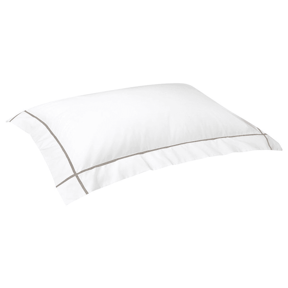 Athena - 500 Thread Count Cotton Percale King pillowcase, 50 x 90cm, Pierre