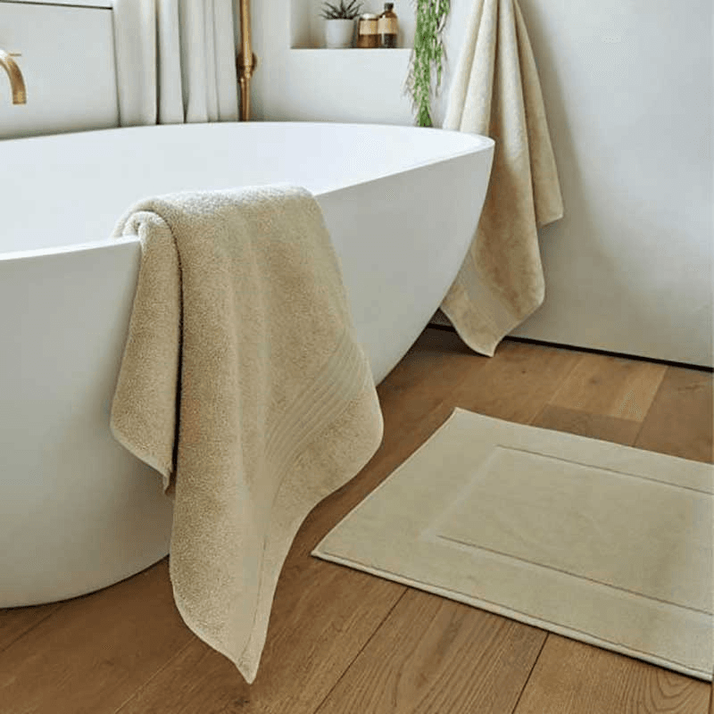 Organic Eco Twist Bath Towel, Natural