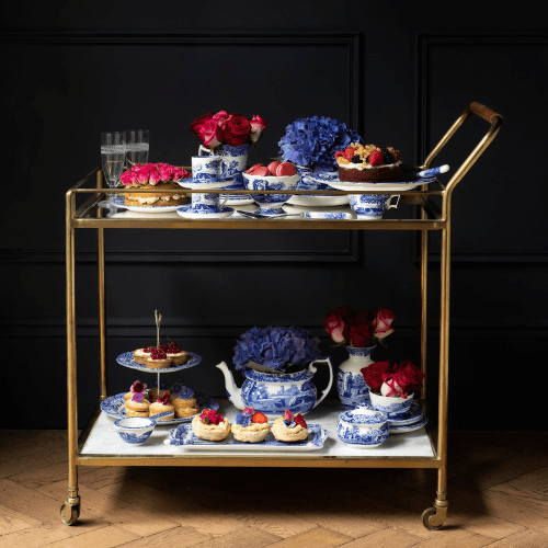Image showing the Blue Italian Round bowl, 27.5cm product.
