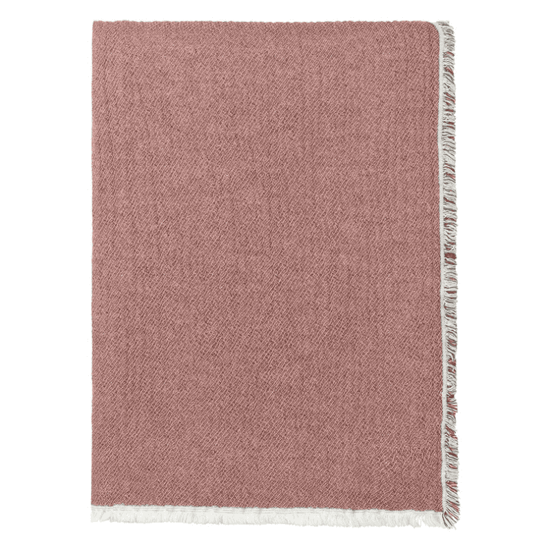 Thyme Throw, H180cm x W130cm, Rusty Red