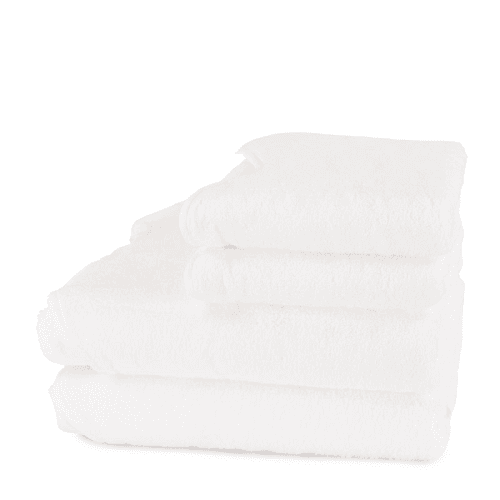 Image showing the Amelia Scalloped Classic Towel Bundle, White product.