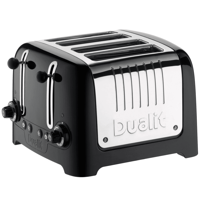 Lite 4 slot toaster, Black