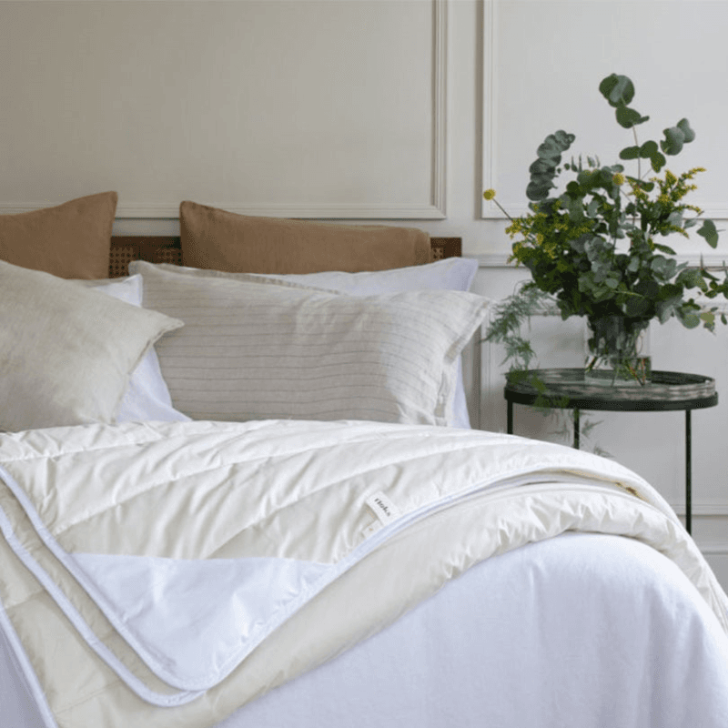 All Season Organic Wool Duvet  7.5 Tog, King, Ecru