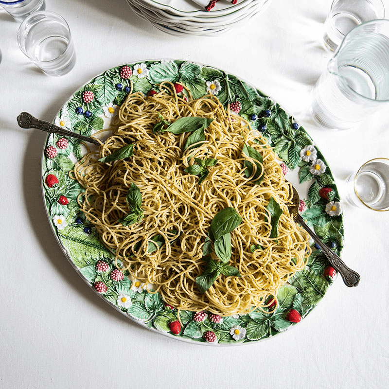Frutti Di Bosco Serving Dish, 51 x 41cm, Green