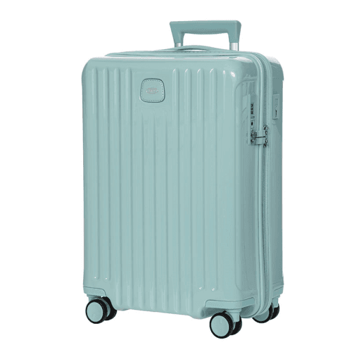 Image showing the Positano Carry-on Trolley Suitcase, H55 x W23 x L38xcm, Light Blue product.