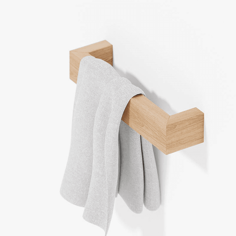 Slimeline Hand Towel Rail, L28cm, Beige