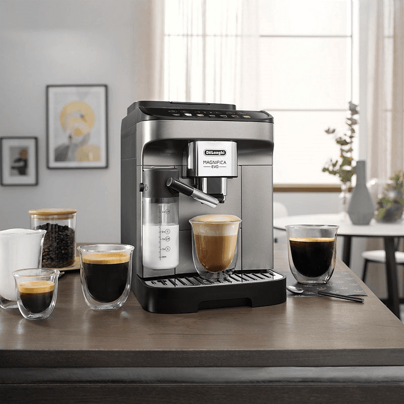 Magnifico Evo Bean to Cup Coffee Machine, Titanium
