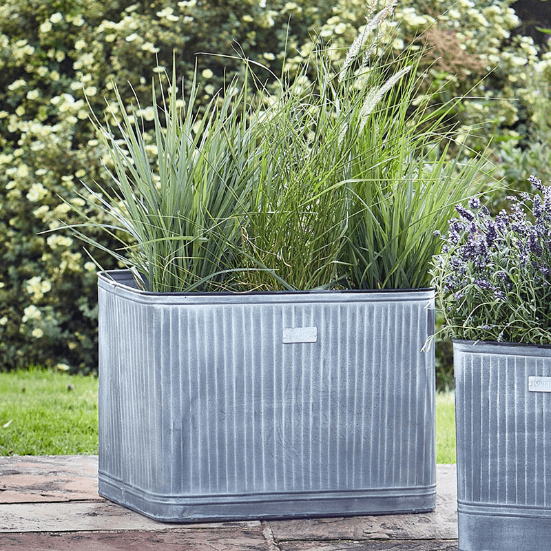 Hampton Planter, D80cm, Galvanised