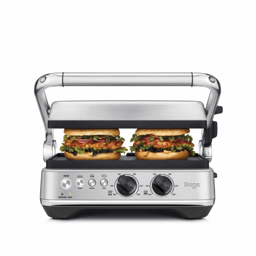 Image showing the The BBQ and Press Grill Sandwich and panini press, Stainless Steel product.