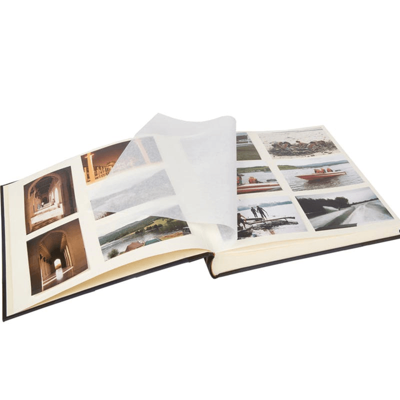 Leather Square Photo Album, 35.5 x 36.5cm, Blue