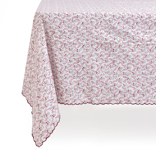 Image showing the Little Flowers Tablecloth, 180 x 270cm, Pink product.