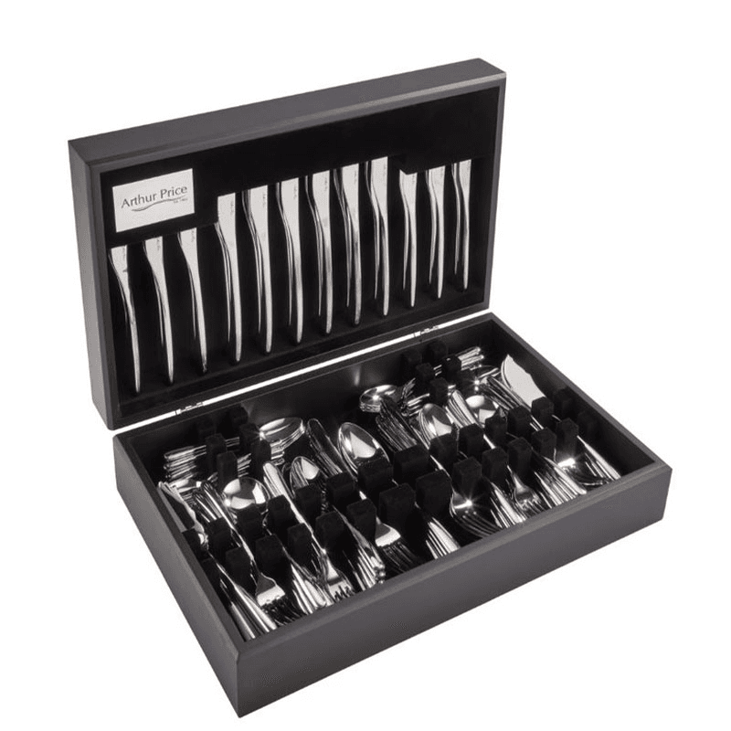 Signature Echo 88 Piece 12 Person Cutlery Canteen, Stainless Steel