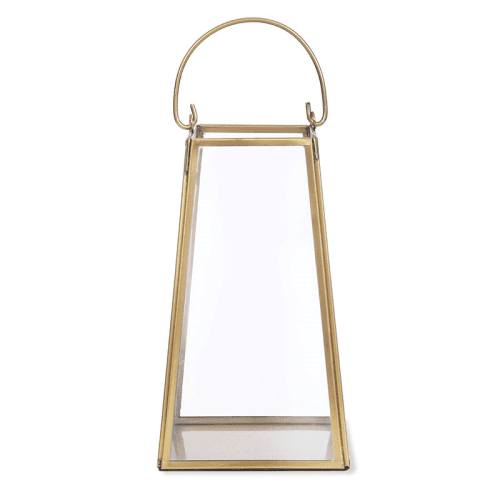 Image showing the Ablington Lantern, H21.5cm, Brass Finish product.