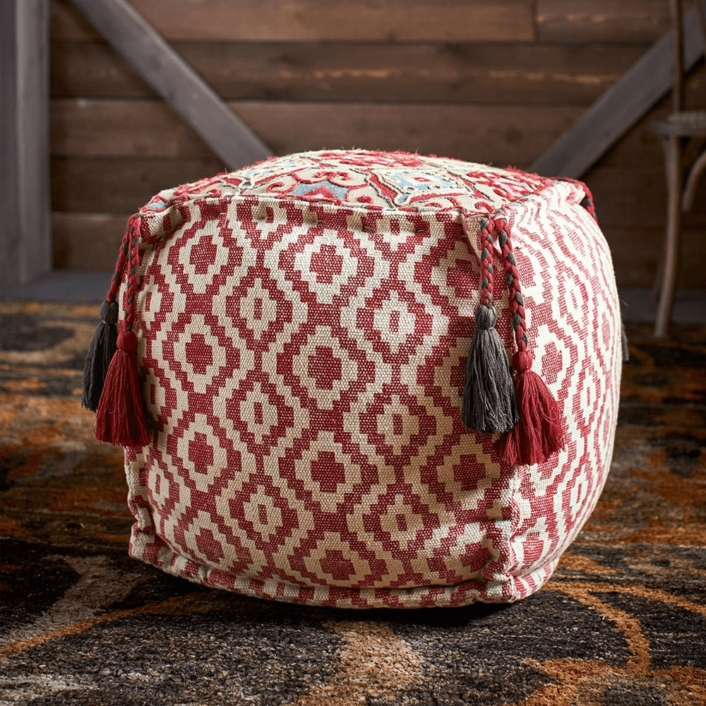 Tantallon Floor cushion, H55 x W62 x D62cm, oak