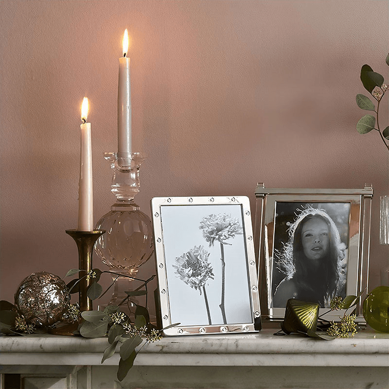 Locket Photo Frame, 5 x 7", Silver