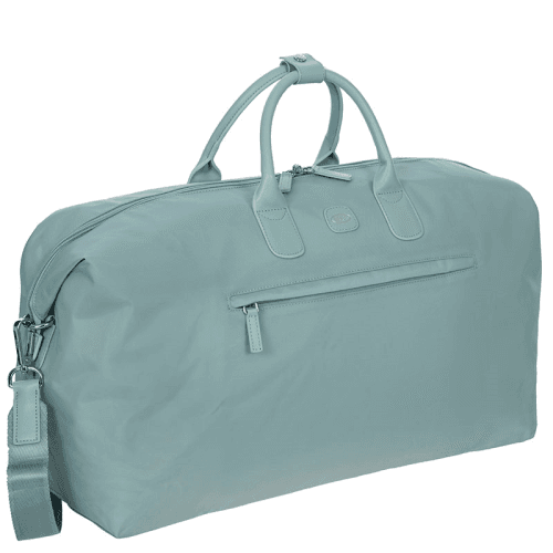 Image showing the Positano Soft Holdall, H32 x L55 x W20cm, Light Blue product.