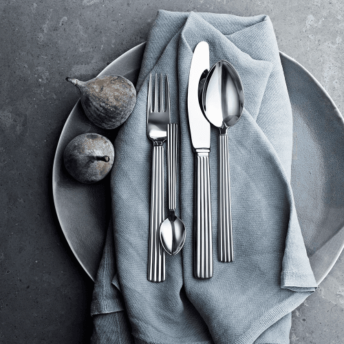 Image showing the Bernadotte 24 piece cutlery set, Mirror Polished Stainless Steel product.