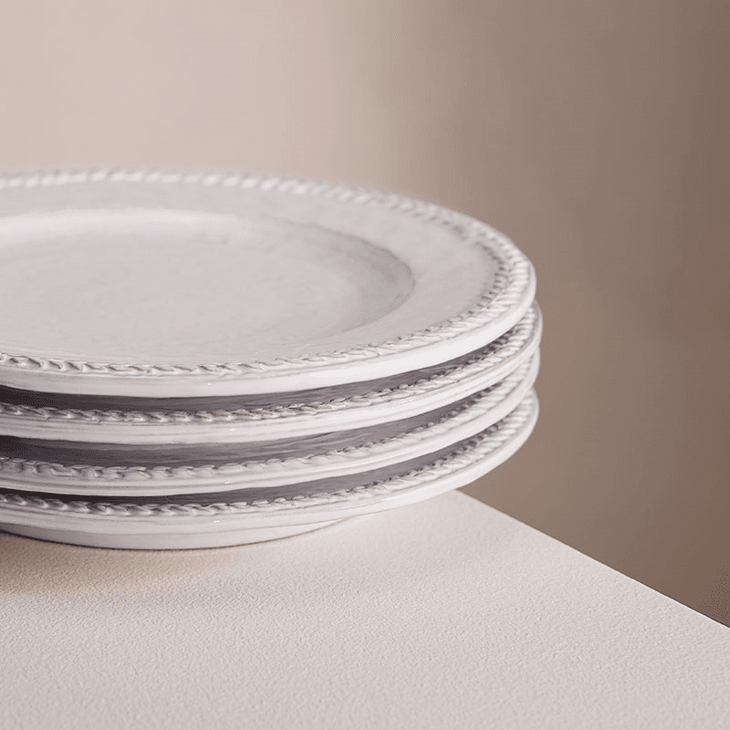 Hillcrest Set of 4 Side Plates D21cm, White