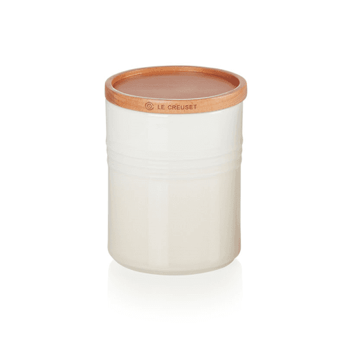 Image showing the Stoneware Medium storage jar, 10 x 12cm - 540ml, Meringue product.