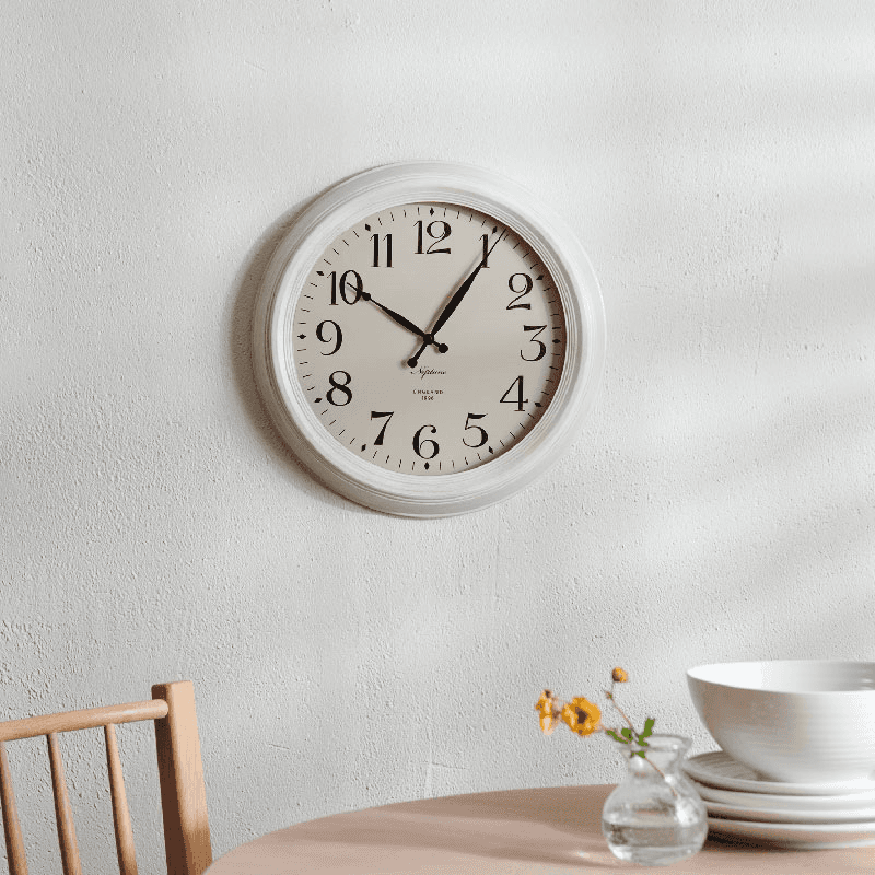 Harrison Wall Clock, D43.5cm, Driftwood
