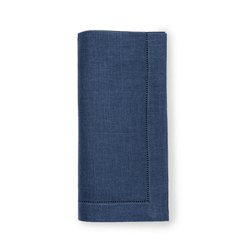 Image showing the Festival Set of 4 Dinner Napkins, W51 x L51cm, Navy product.