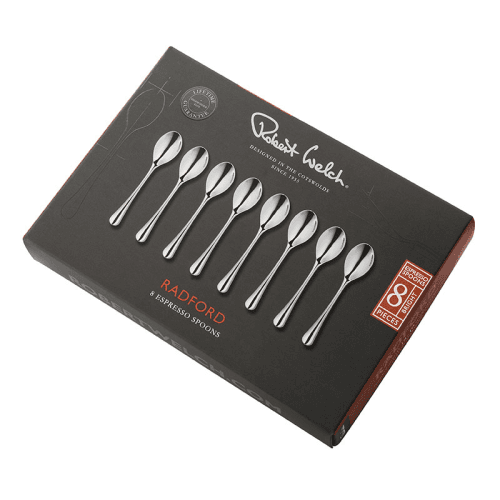 Image showing the Radford Set of 8 Espresso Spoons, Stainless Steel product.