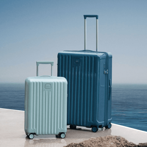 Image showing the Positano Suitcase, H78 x W31 x L53cm, Sea Green product.